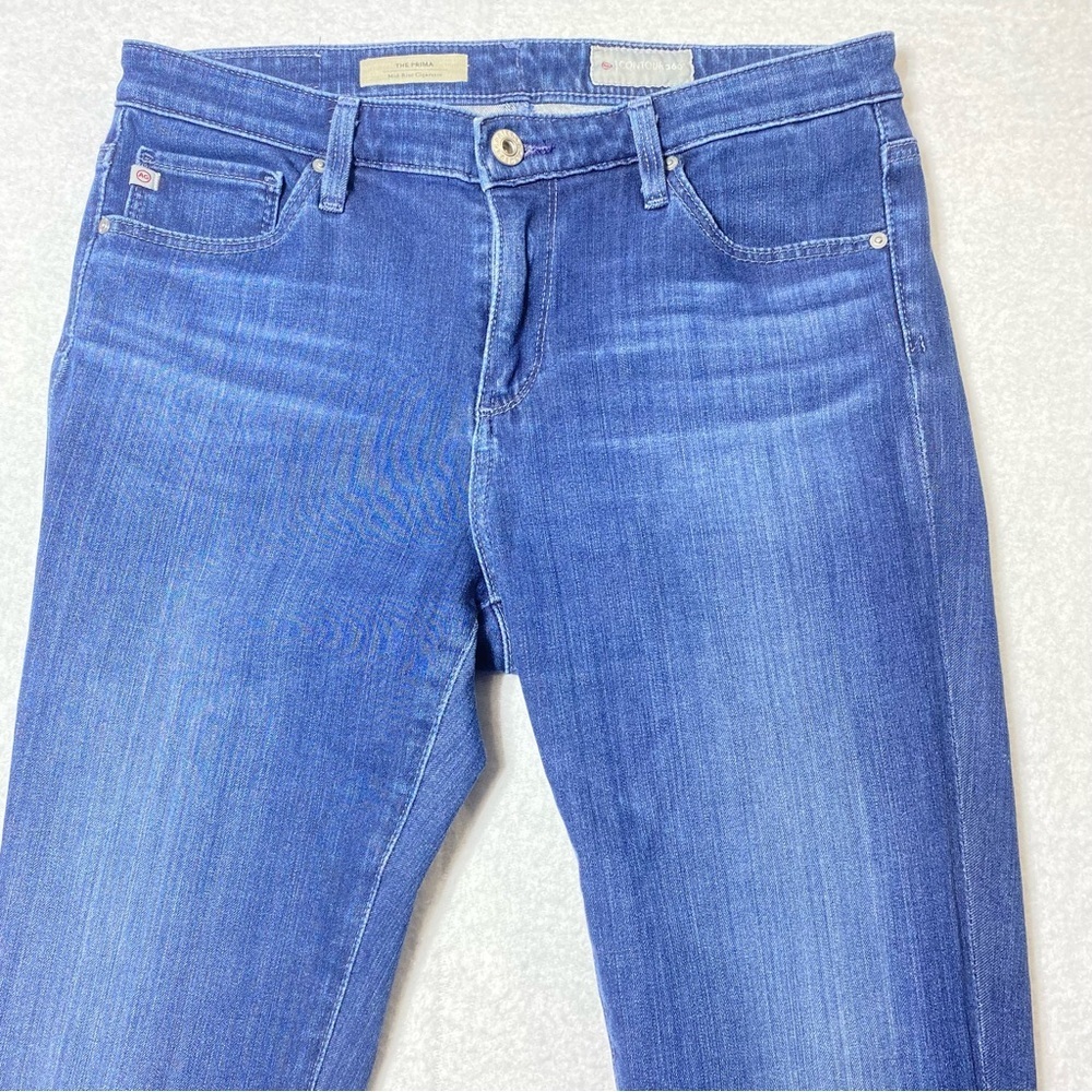 AG Adriano Goldschmied Jeans Women's 28R Blue Prima Mid Rise Cigarette Contour - Picture 3 of 16